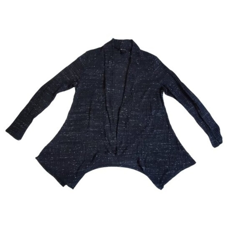 AB Studio black open front cardigan sz XL